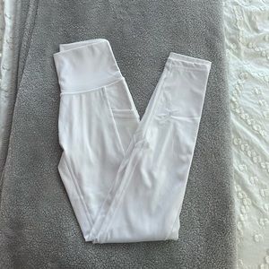 Aerie Offline white mesh leggings